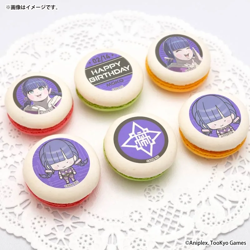 バースデープリマカロン6個セット2026（喪白もこ）【特典缶バッジ付き】[HUNDRED LINE -最終防衛学園-]