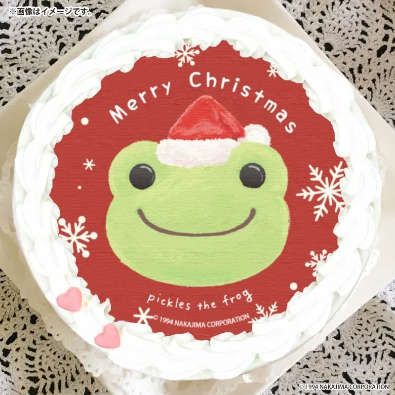 Xmasプリケーキ2025（レッドデザイン）【特典缶バッジ付き】[かえるのピクルス]