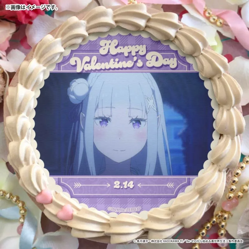バレンタインプリケーキ2026（エミリア）【特典缶バッジ付き】[Re:ゼロから始める異世界生活]