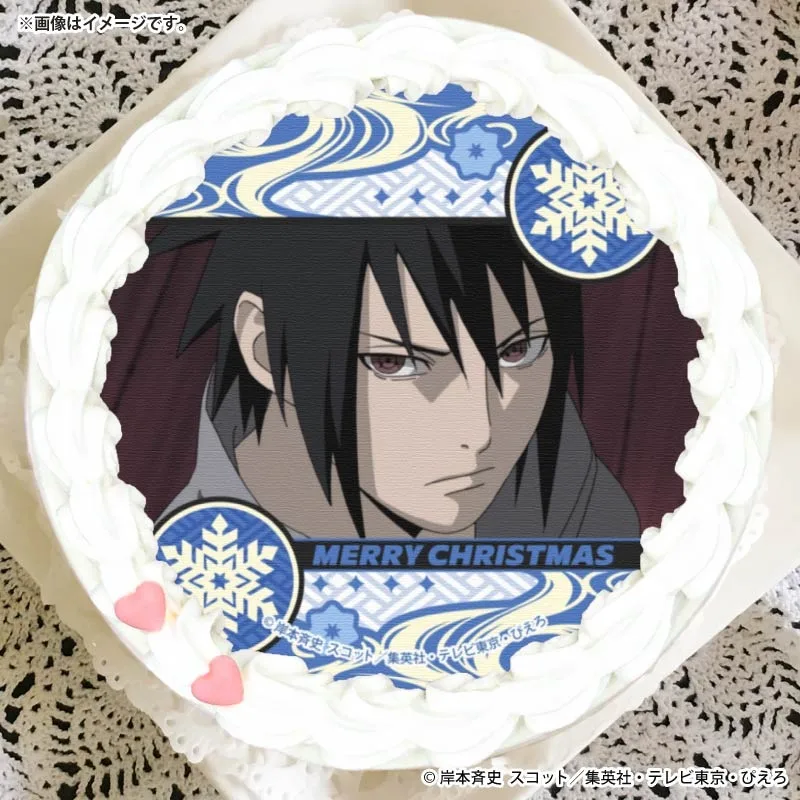Xmasプリケーキ2025（うちはサスケ）【特典缶バッジ付き】[NARUTO-ナルト- 疾風伝]