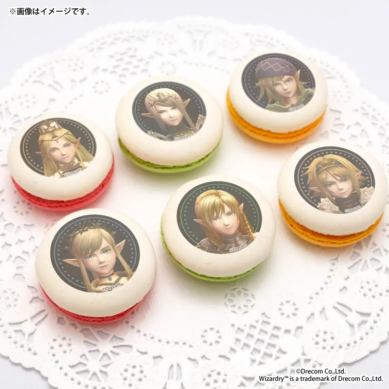 プリマカロン6個セット（ガリーナ＆エウラリア＆ミラナ＆フルート＆オリーブ＆エリゼ）【特典イラストカード付き】[Wizardry Variants Daphne]