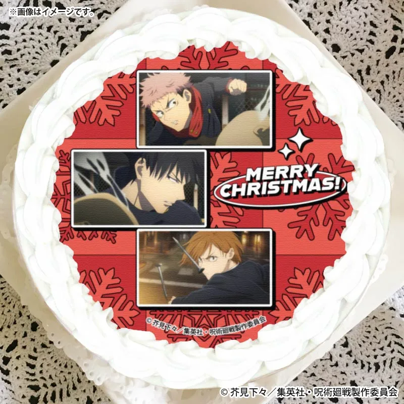 Xmasプリケーキ2025（虎杖悠仁・伏黒 恵・釘崎野薔薇）【特典缶バッジ付き】[呪術廻戦]