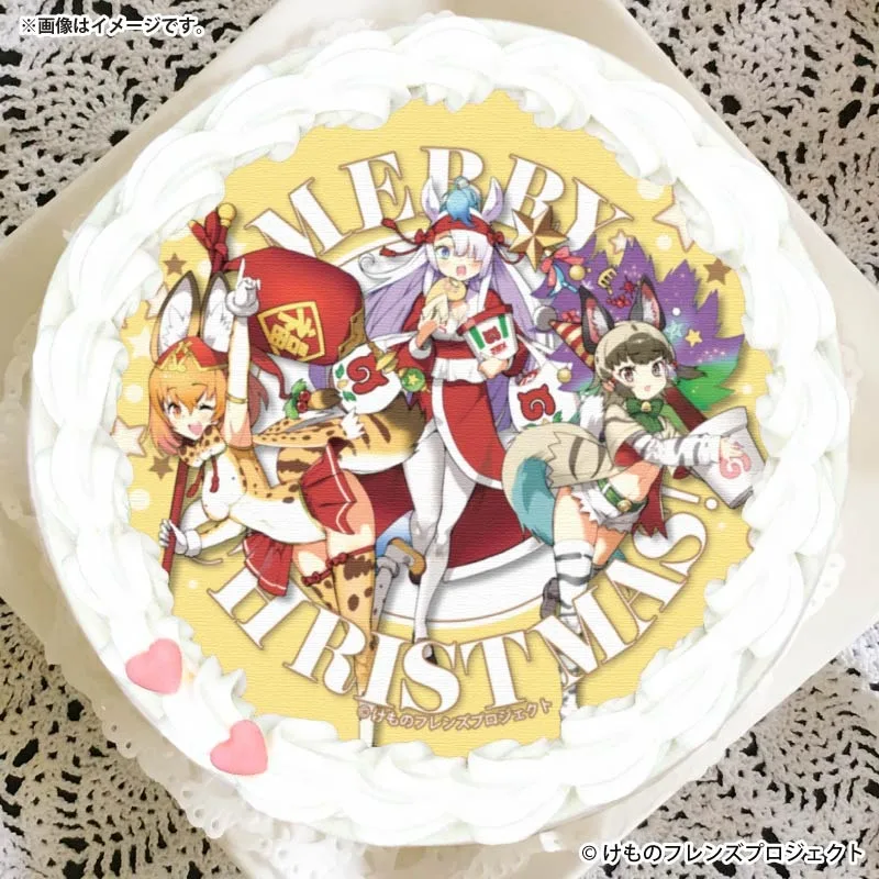 Xmasプリケーキ2025（ソンサーバル＆ギョクリュウ＆シマハイエナ）【特典イラストカード付き】[けものフレンズ]