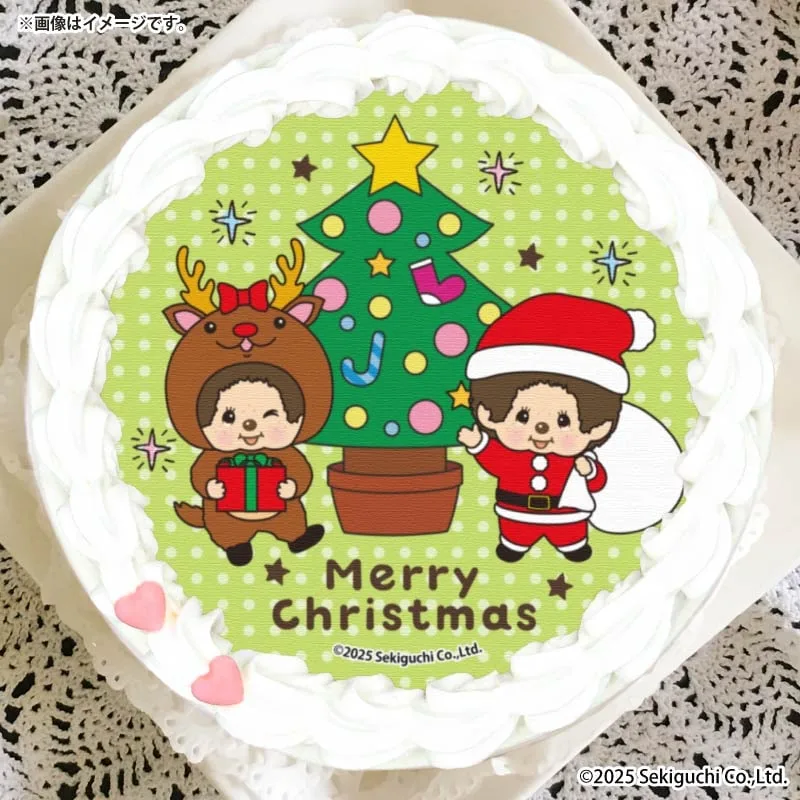 Xmasプリケーキ2025（イラスト）【特典缶バッジ付き】[モンチッチ]