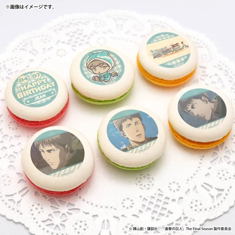 バースデープリマカロン6個セット2026（ジャン・キルシュタイン）【特典缶バッジ付き】[進撃の巨人]