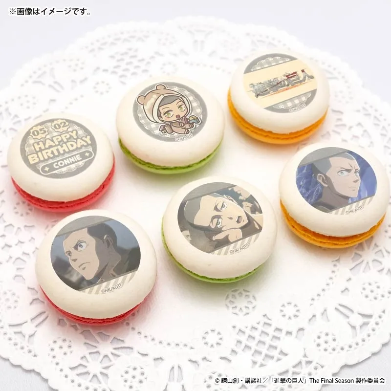 バースデープリマカロン6個セット2026（コニー・スプリンガー）【特典缶バッジ付き】[進撃の巨人]
