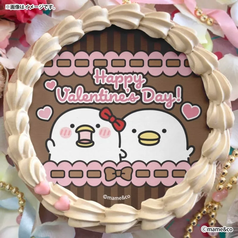 バレンタインプリケーキ2026（うるせぇトリ＆うるせぇトリの彼女）【特典缶バッジ付き】[うるせぇトリ]