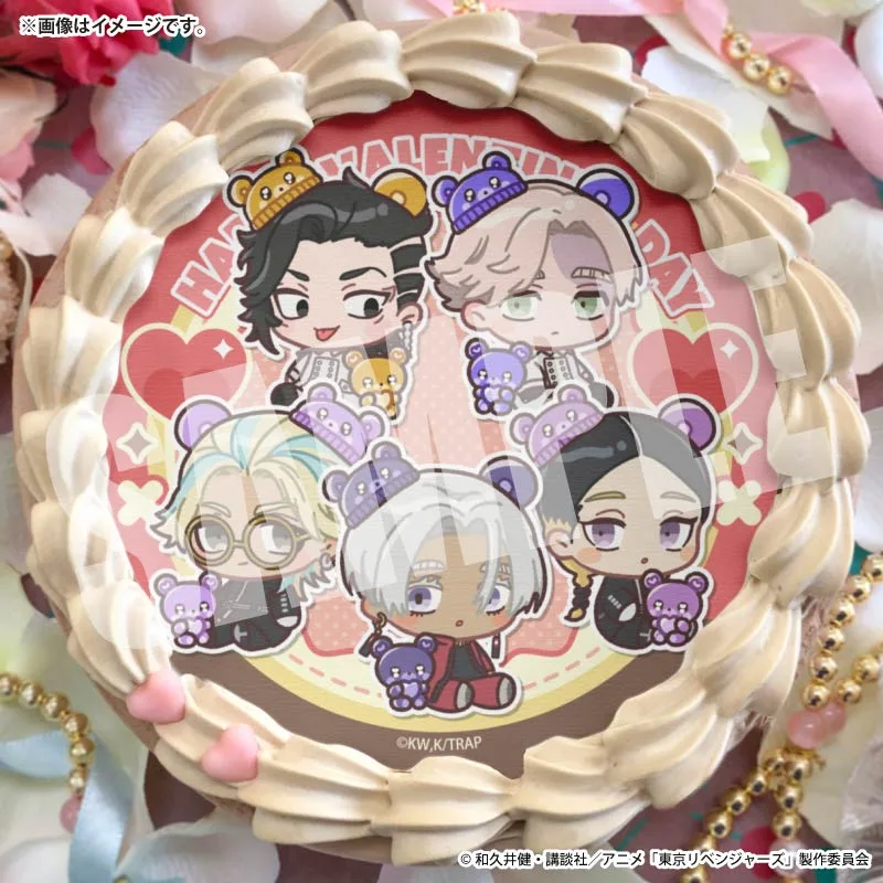 バレンタインプリケーキ2026（乾 青宗＆九井 一＆黒川イザナ＆灰谷 蘭＆灰谷竜胆）【特典缶バッジ付き】[東京リベンジャーズ]