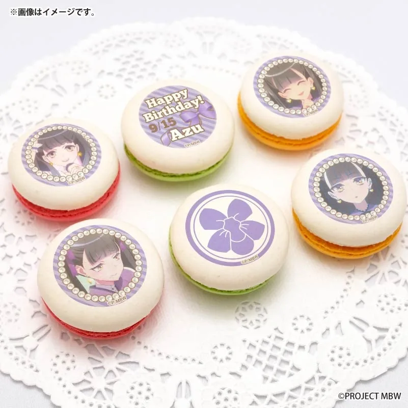 バースデープリマカロン6個セット2026（新里アズ）【特典缶バッジ付き】[前橋ウィッチーズ]