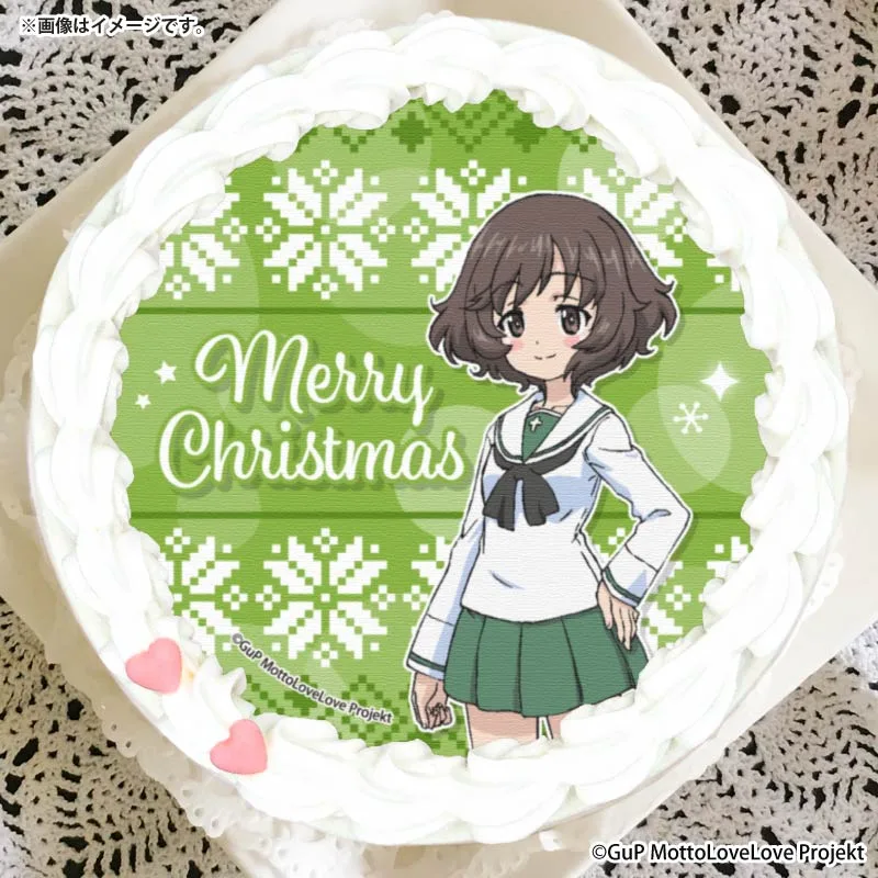 Xmasプリケーキ2025（秋山優花里）【特典缶バッジ付き】[ガールズ＆パンツァー もっとらぶらぶ作戦です！]