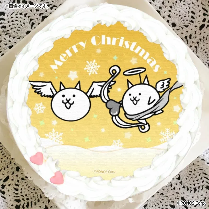 Xmasプリケーキ2025（パタパタ）【特典缶バッジ付き】[にゃんこ大戦争]