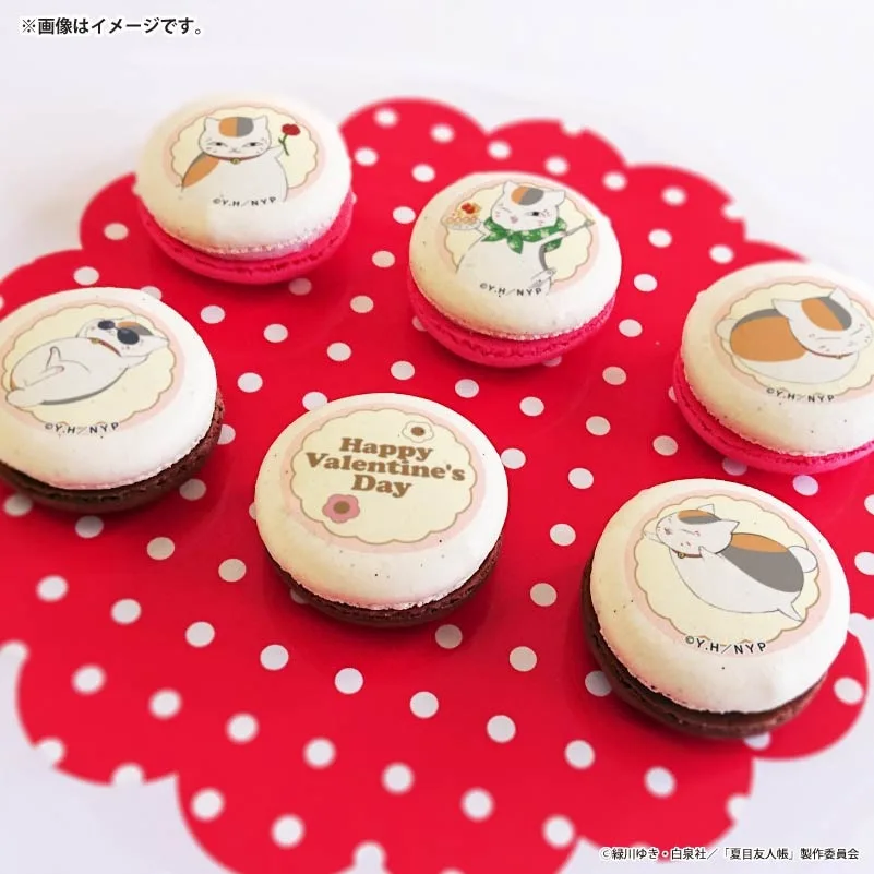 バレンタインプリマカロン6個セット2026（ニャンコ先生）【特典缶バッジ付き】[夏目友人帳]