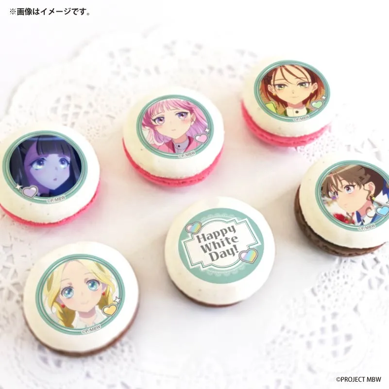 ホワイトデープリマカロン6個セット2026（場面写バージョン）【特典缶バッジ付き】[前橋ウィッチーズ]