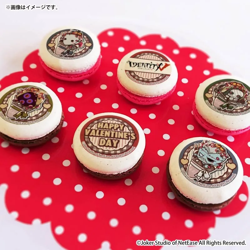 バレンタインプリマカロン6個セット2026（リッパー&結魂者&黄衣の王&「アンデッド」）【特典缶バッジ付き】[Identity V 第五人格]