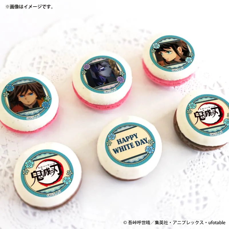 ホワイトデープリマカロン6個セット2026（冨岡義勇＆胡蝶しのぶ＆時透無一郎）【特典缶バッジ付き】[鬼滅の刃]