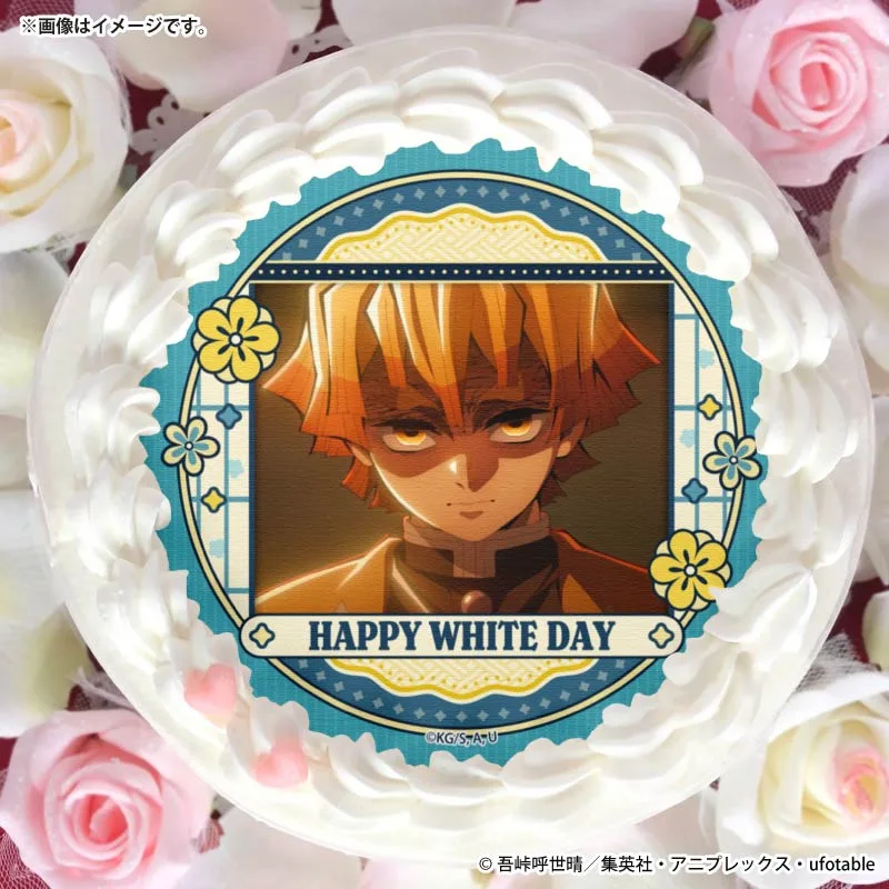ホワイトデープリケーキ2026（我妻善逸）【特典缶バッジ付き】[鬼滅の刃]