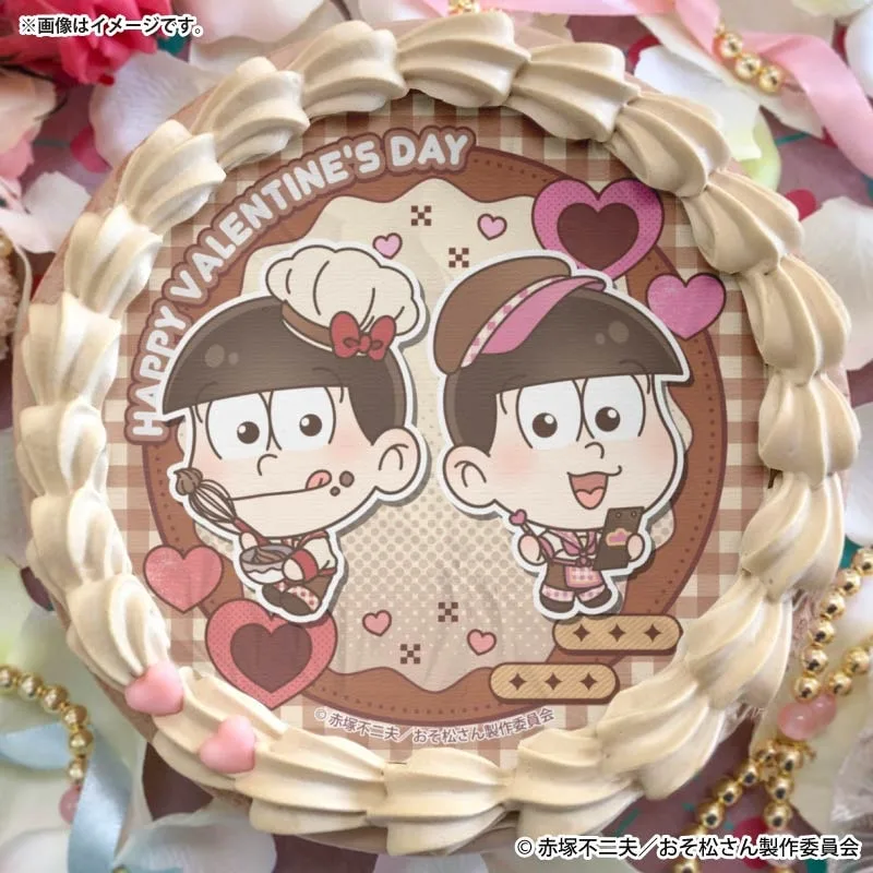 バレンタインプリケーキ2026（おそ松&トド松）【特典缶バッジ付き】[おそ松さん]