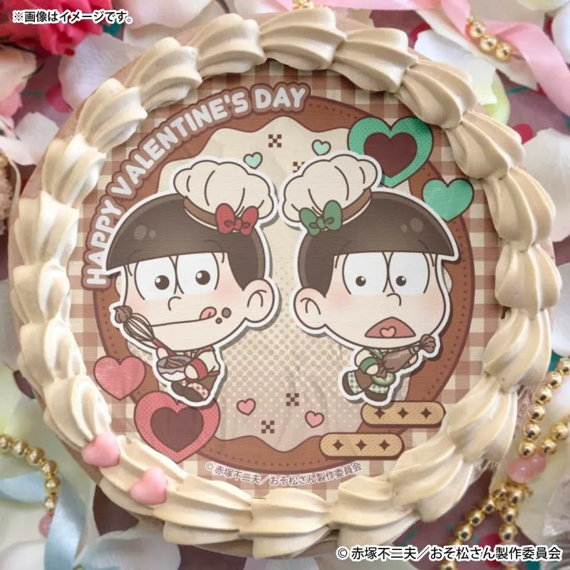 バレンタインプリケーキ2026（おそ松&チョロ松）【特典缶バッジ付き】[おそ松さん]