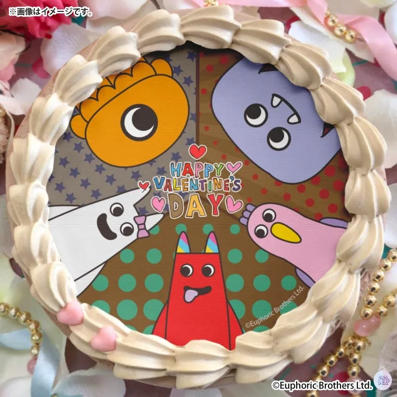 バレンタインプリケーキ2026（バンバン＆バンバリーナ＆オピラバード＆スティンガー・フリン＆キャプテン・フィドルズ）【特典缶バッジ付き】[ガーテンオブバンバン]