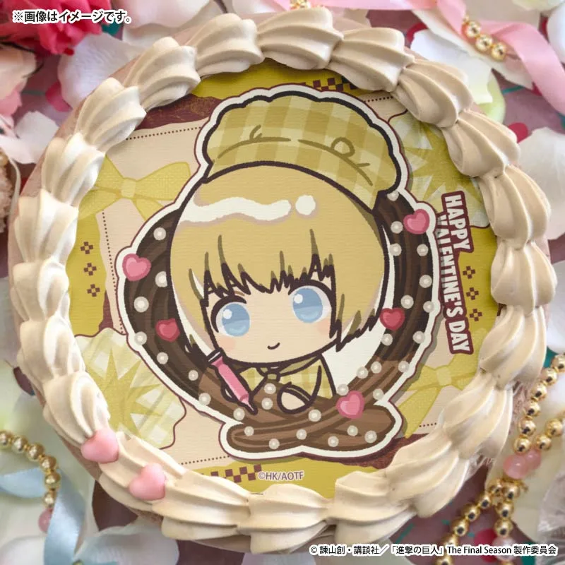 バレンタインプリケーキ2026（アルミン・アルレルト）【特典缶バッジ付き】[進撃の巨人]