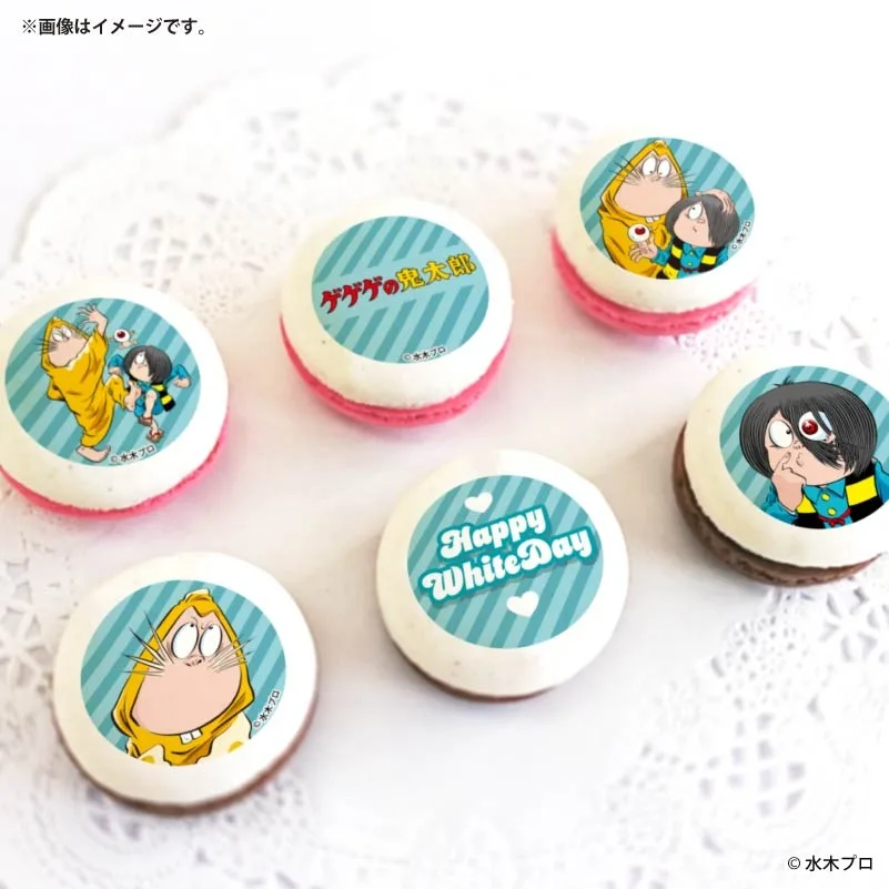 ホワイトデープリマカロン6個セット2026（集合A）【特典缶バッジ付き】[ゲゲゲの鬼太郎]
