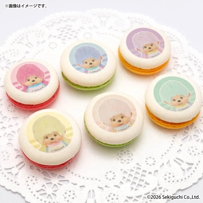 プリマカロン6個セット（モンチッチカラーズ）【特典缶バッジ付き】[モンチッチ]