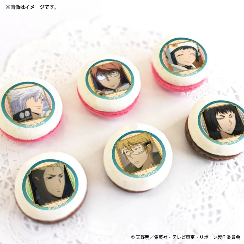 ホワイトデープリマカロン6個セット2026（白蘭＆入江正一＆ユニ＆γ＆スパナ＆幻騎士）【特典缶バッジ付き】[家庭教師ヒットマンREBORN!]