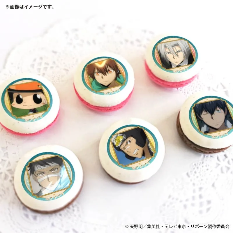 ホワイトデープリマカロン6個セット2026（リボーン＆沢田綱吉＆獄寺隼人＆山本武＆笹川了平＆ランボ（10年後））【特典缶バッジ付き】[家庭教師ヒットマンREBORN!]
