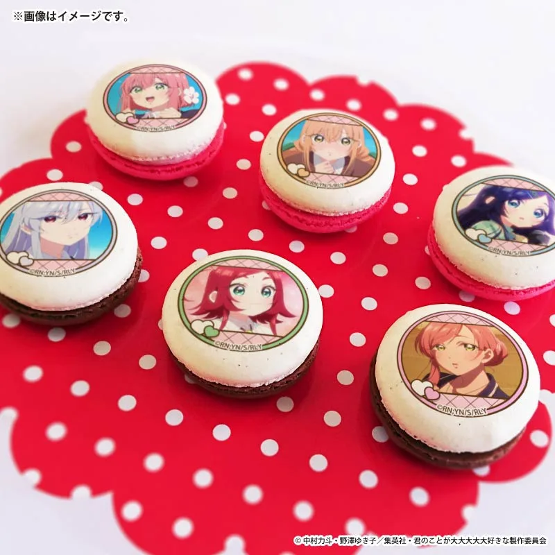 バレンタインプリマカロン6個セット2026（羽香里＆唐音＆静＆凪乃＆楠莉＆羽々里）【特典缶バッジ付き】[君のことが大大大大大好きな100人の彼女]