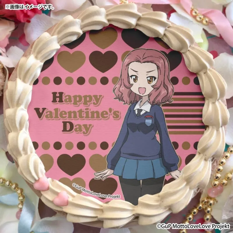 バレンタインプリケーキ2026（ローズヒップ）【特典缶バッジ付き】[ガールズ＆パンツァー もっとらぶらぶ作戦です！]