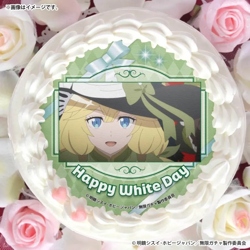 ホワイトデープリケーキ2026（エリー）【特典缶バッジ付き】[信じていた仲間達にダンジョン奥地で殺されかけたがギフト『無限ガチャ』でレベル9999の仲間達を手に入れて元パーティーメンバーと世界に復讐＆『ざまぁ！』します！]