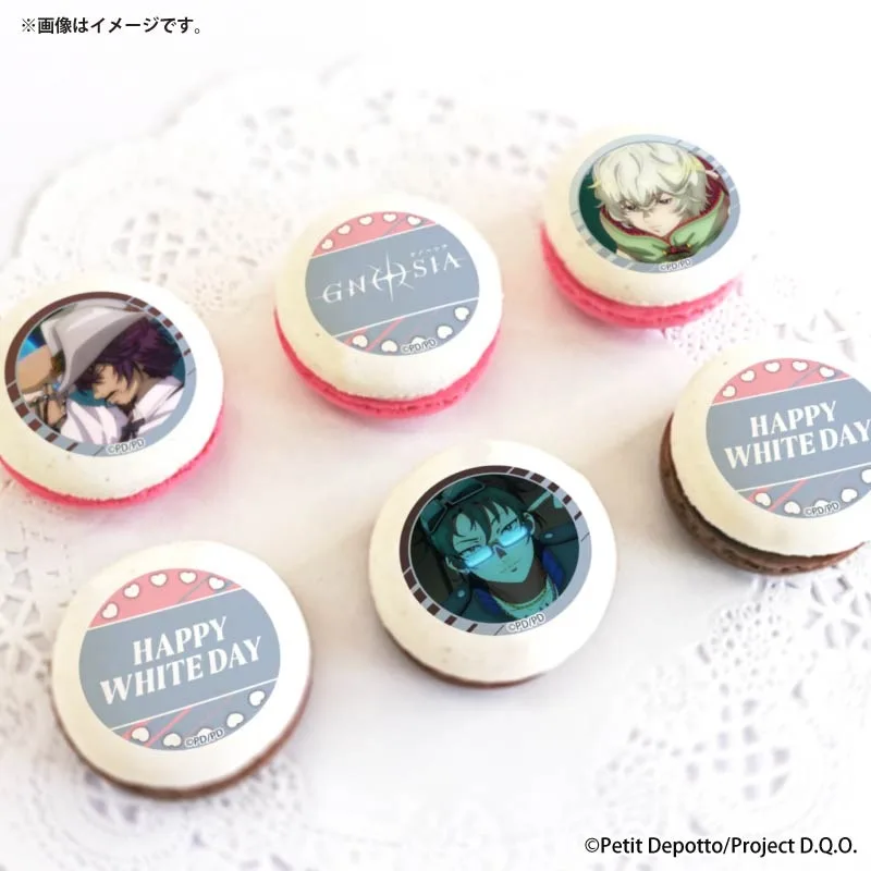 ホワイトデープリマカロン6個セット2026（ジョナス＆レムナン＆沙明）【特典缶バッジ付き】[グノーシア]