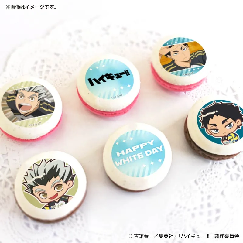 ホワイトデープリマカロン6個セット2026（木兎光太郎・赤葦京治）【特典缶バッジ付き】[ハイキュー!!]
