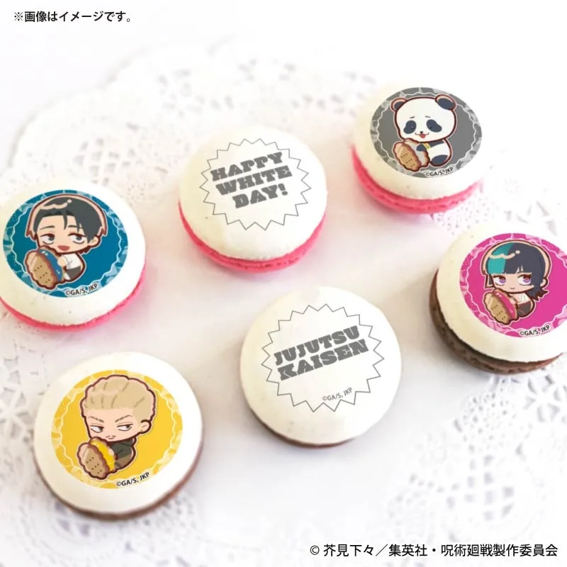 ホワイトデープリマカロン6個セット2026（乙骨憂太・パンダ・秤 金次・星 綺羅羅）【特典缶バッジ付き】[呪術廻戦]