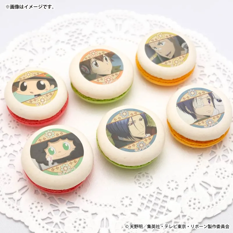 イースタープリマカロン6個セット2026（リボーン＆沢田綱吉＆笹川了平＆ランボ＆六道骸＆クローム髑髏）【特典缶バッジ付き】[家庭教師ヒットマンREBORN!]