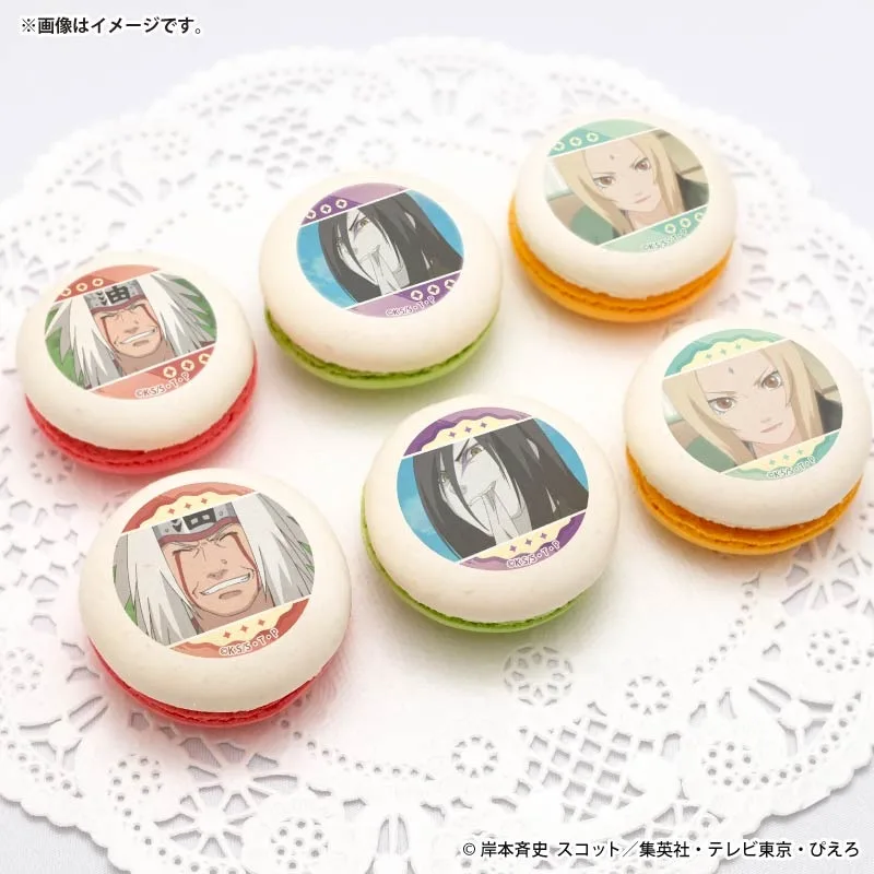 プリマカロン6個セット（自来也＆大蛇丸＆綱手(第4弾)）【特典缶バッジ付き】[NARUTO - ナルト- 疾風伝]