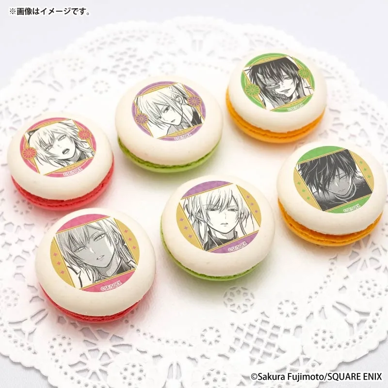 プリマカロン6個セット（水瀬豊親&政影&花之宮日向）【特典缶バッジ付き】[雅血の陰陽師]