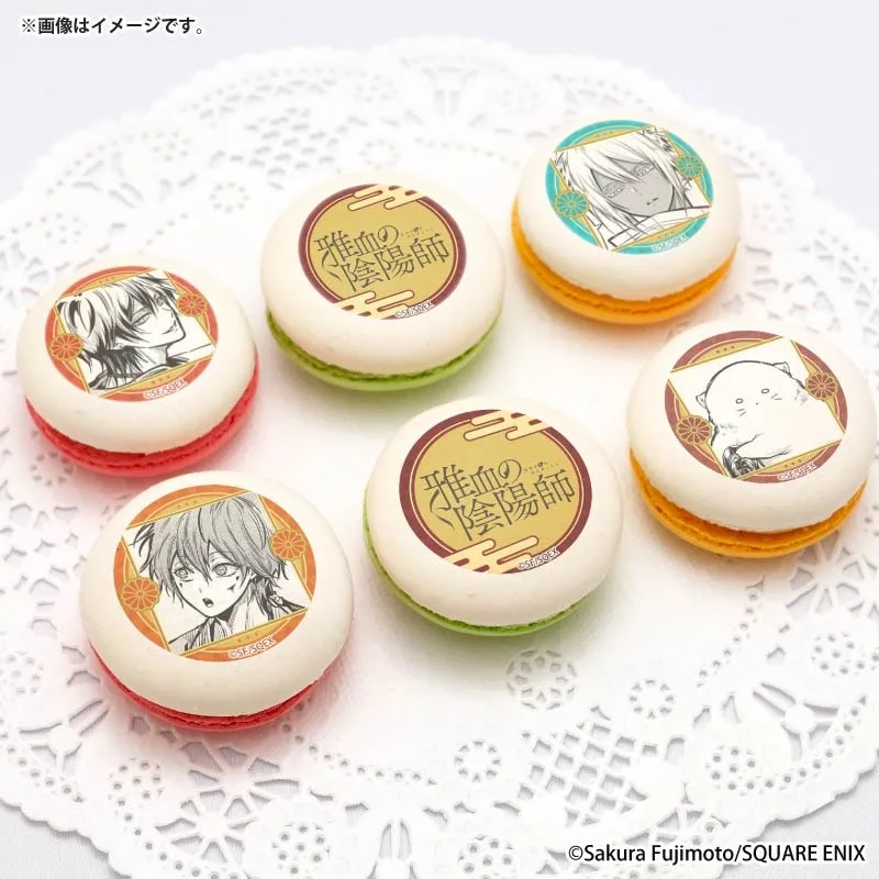 プリマカロン6個セット（花山文月&白露&出雲&嵐丸）【特典缶バッジ付き】[雅血の陰陽師]