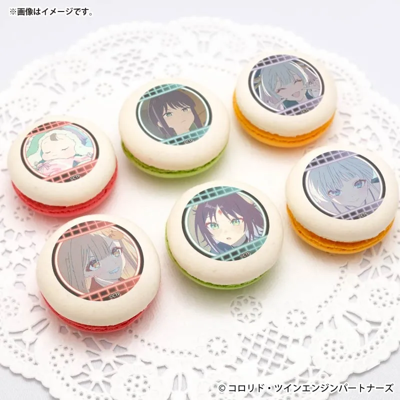 プリマカロン6個セット（かぐや＆酒寄彩葉＆月見ヤチヨ）【特典缶バッジ付き】[超かぐや姫！]