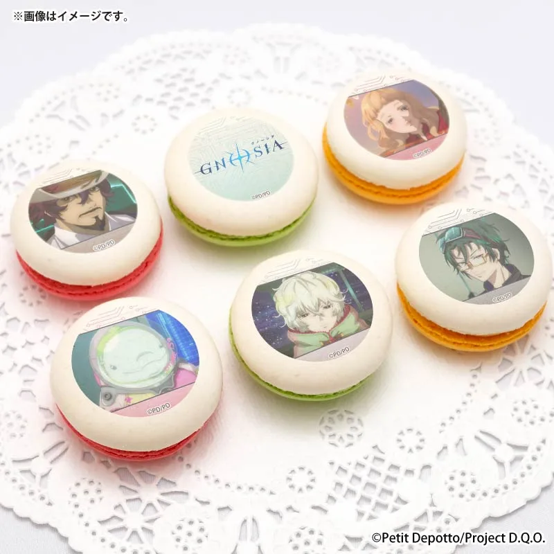 プリマカロン6個セット（ジョナス＆ククルシカ＆オトメ＆レムナン＆沙明）【特典缶バッジ付き】[グノーシア]