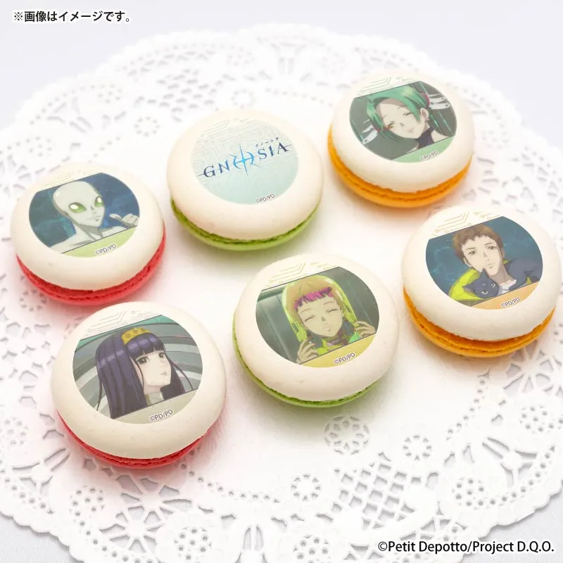 プリマカロン6個セット（しげみち＆ステラ＆夕里子＆コメット＆シピ）【特典缶バッジ付き】[グノーシア]