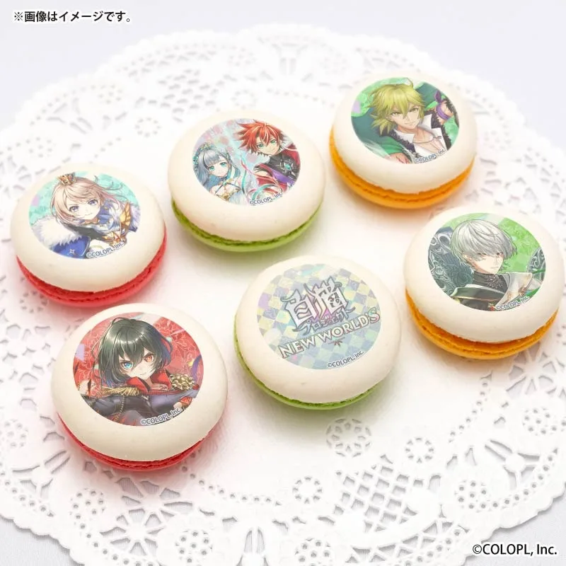 プリマカロン6個セット（エレノア＆アイリス＆赤髪の冒険家＆カイル＆アイシャ＆ジュダ）【特典缶バッジ付き】[白猫プロジェクト NEW WORLD'S]