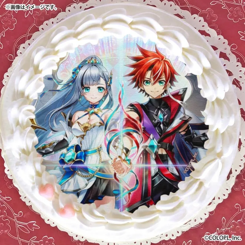 プリケーキ（アイリス&赤髪の冒険家）【特典缶バッジ付き】[白猫プロジェクト NEW WORLD'S]