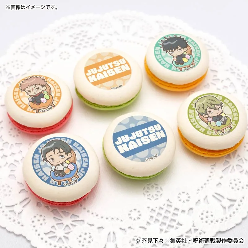 イースタープリマカロン6個セット2026（虎杖悠仁／伏黒恵／乙骨憂太／禪院直哉）【特典缶バッジ付き】[呪術廻戦]