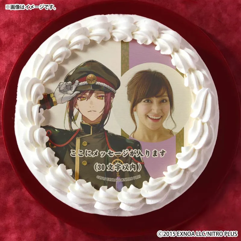 【写真メッセージ入り】面影（通常柄プリケーキ）[刀剣乱舞ONLINE]