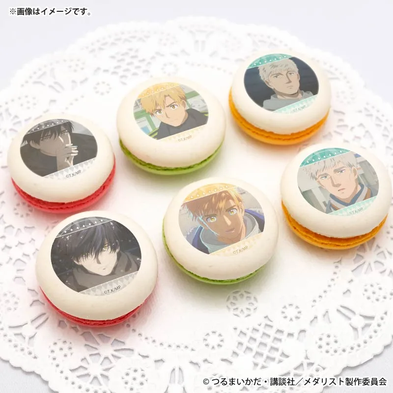 プリマカロン6個セット（明浦路 司＆夜鷹 純＆?諤鳥慎一郎）【特典缶バッジ付き】[メダリスト]