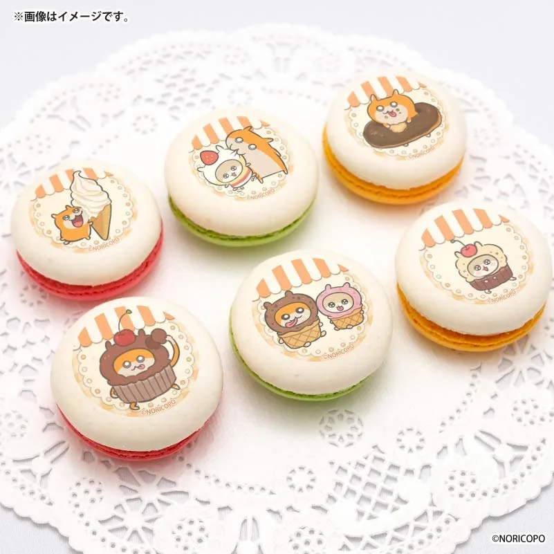 プリマカロン6個セット2026（クソハムちゃん(スイーツ)）【特典缶バッジ付き】[クソハムちゃん]