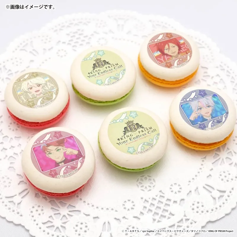 プリマカロン6個セット2026（三枝タカヤ&花倉アユミ&伊吹橙真&ひゅーい）【特典缶バッジ付き】[KING OF PRISM-Your Endless Call-]