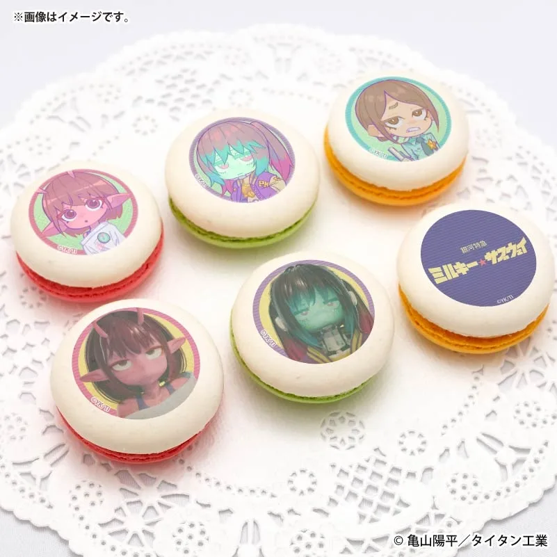 プリマカロン6個セット2026（チハル＆マキナ＆リョーコ）【特典缶バッジ付き】[銀河特急 ミルキー☆サブウェイ]