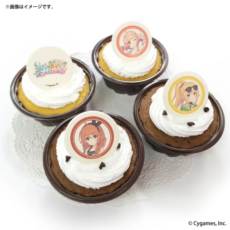 プリカップケーキ2026（真冬の真夏と聖なる学舎の異端児）【特典ビジュアルカード付き】[プリンセスコネクト！Re:Dive]